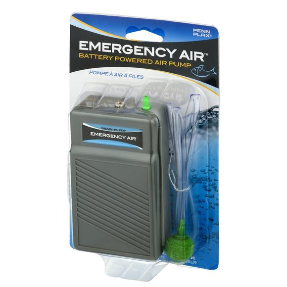 Penn Plax Silent Air Emergency Air Battery Powered Air Pump B10