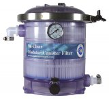 Nu-Clear 533 Canister Filter w/30 sq ft cartridge, carbon, & gauge