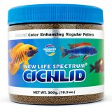 New Life Spectrum Naturox Cichlid Food - Regular Sinking Pellet (1mm-1.5mm) - 300g