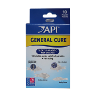 API General Cure Freshwater And Saltwater Fish Powder Medication 10-Count Box