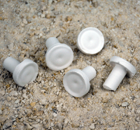 Ceramic Frag Plugs - 3/4" Small Smooth Frag Plugs- Bulk 100 Pack