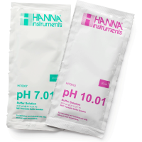 Hanna HI770710P pH 7.01 and 10.01 Calibration Buffer Sachets (10 x 20mL, 5 Each)