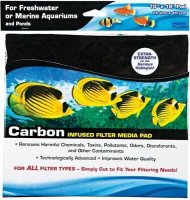 Penn-Plax Cascade Activated Carbon Filter Pad - 10" x 18"