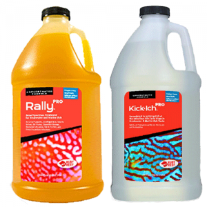 Ruby Reef Fish Aid Kit - Kick-Ich PRO and Rally PRO 2x64 oz