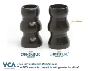 VCA 27mm (3/4") Aqueon Snaploc to 3/4" RFG Adapter