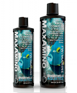 Brightwell MaxAmino Free-Form Amino Complex for Enhancing Fish Foods 250 ml /8.5 fl. oz.